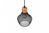 Lampa Wisząca Czarna Siatkowy Klosz VALERIA R31281032 RL